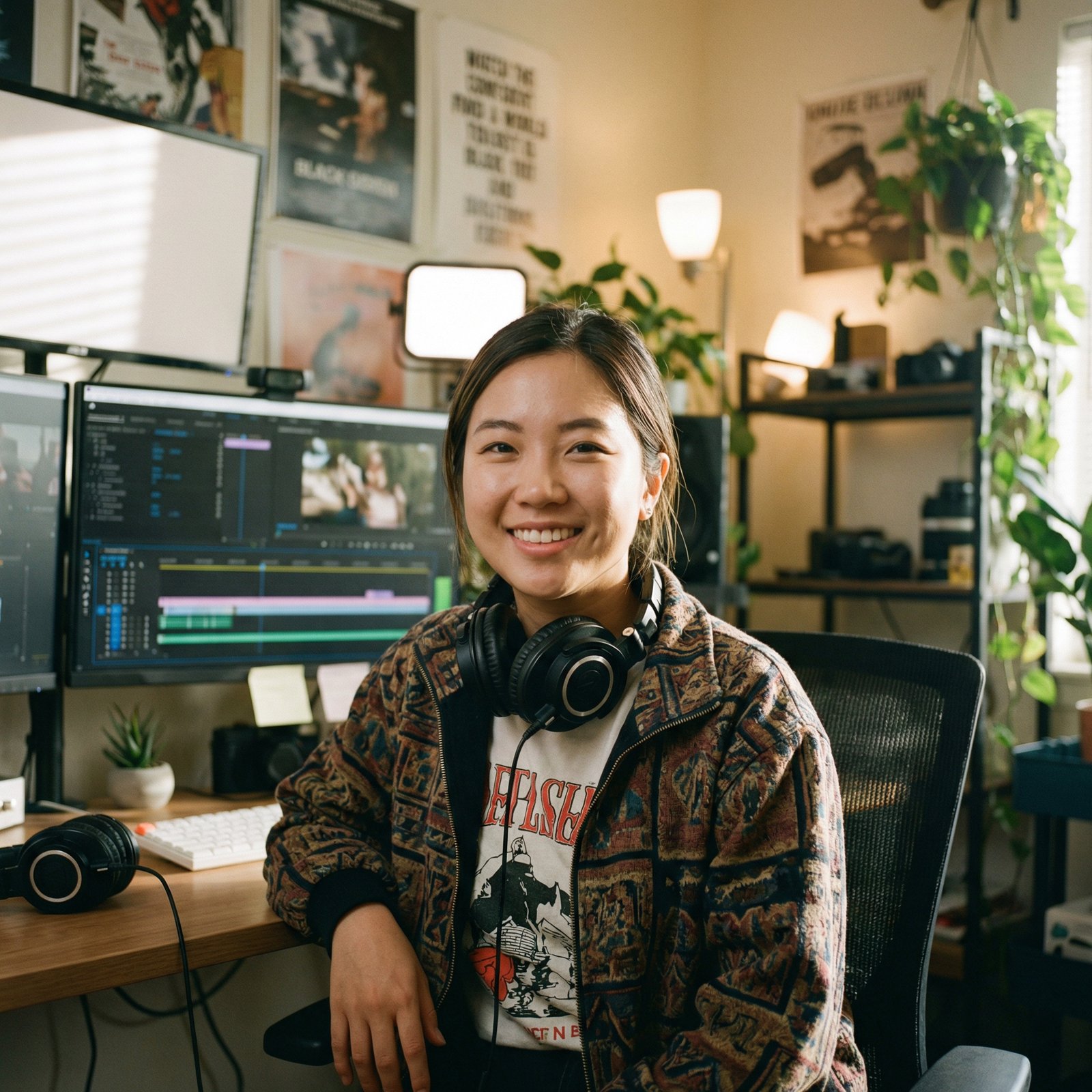 男同视频剪辑师赵小曼